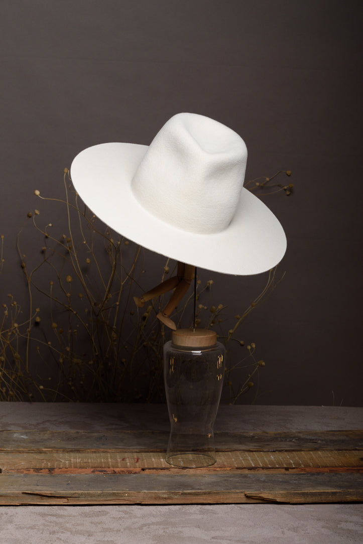 White fedora